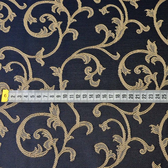 Тканина портьєрна жакардова Есміральда V-502 синя, фото 2