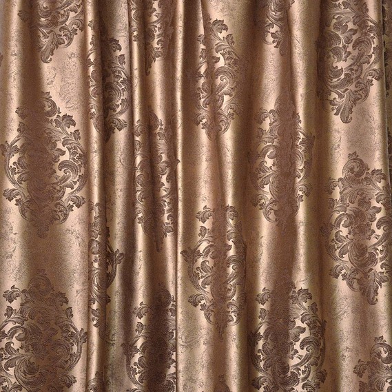 Тканина портьєрна жакардова Дінара V-402 бронза, фото 1
