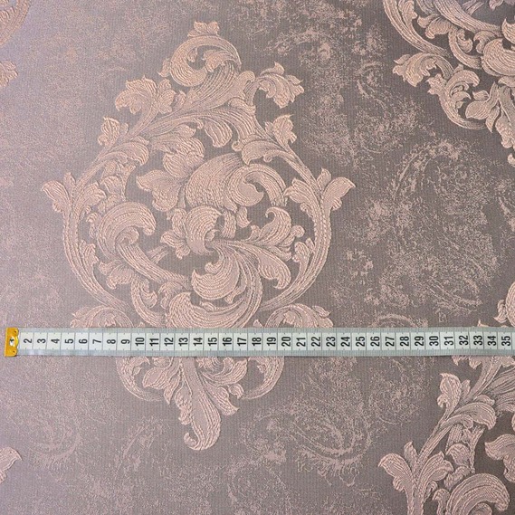 Тканина портьєрна жакардова Дінара V-1403 сіра фрез, фото 2