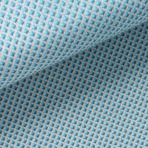 Ткань портьерная однотонная Vlas V-109 бірюза, фото 2