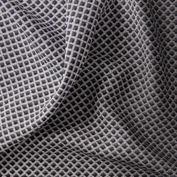 Ткань портьерная однотонная Vlas V-1403 чорний, фото 1