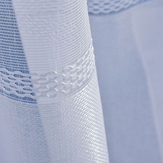 Тюль набивной мешковина Вария V-07 біла, фото 2 Тюль набивной мешковина Вария V-07 біла, фото 2