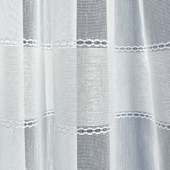 Тюль набивной мешковина Вария V-08 молоко, фото 4