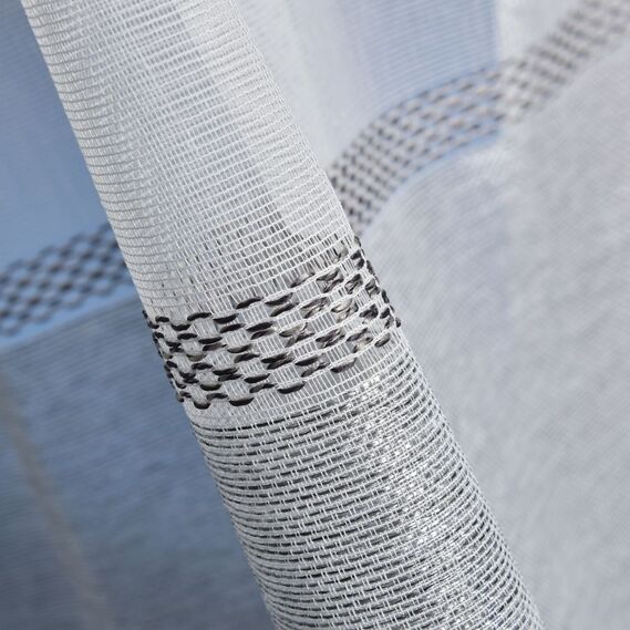 Тюль набивной мешковина Вария V-05 сіра, фото 5 Тюль набивной мешковина Вария V-05 сіра, фото 5