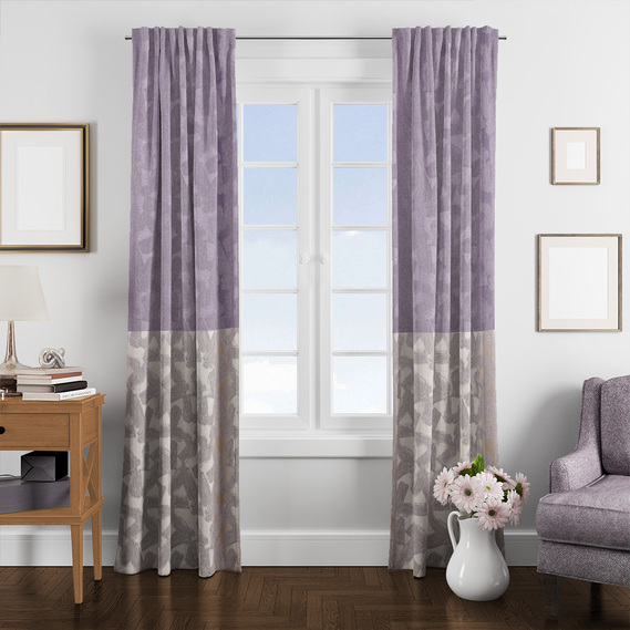 Ткань портьерная жаккардовая Чикаго полоса V-1392 бузок, фото 4