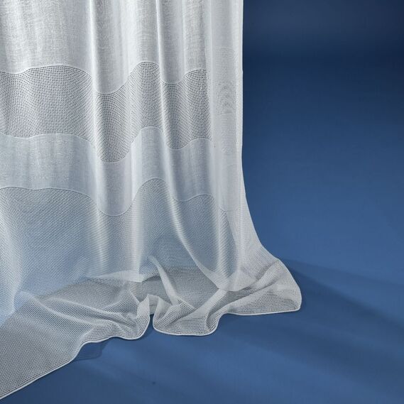 Тюль рогожка однотонный Марием V-01 молоко, фото 2 Тюль рогожка однотонный Марием V-01 молоко, фото 2