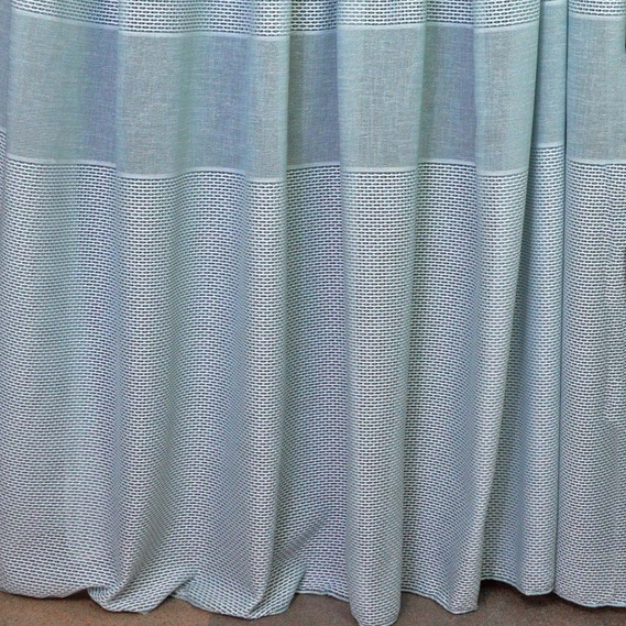 Тюль рогожка однотонный Марием V-09 ментол, фото 1