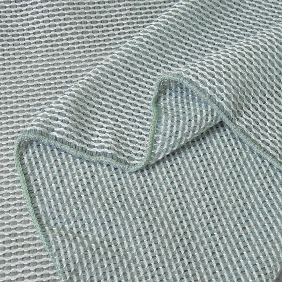 Тюль рогожка однотонный Марием V-09 ментол, фото 2