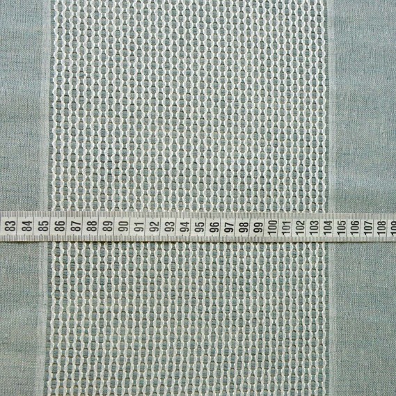 Тюль рогожка однотонный Марием V-09 ментол, фото 3