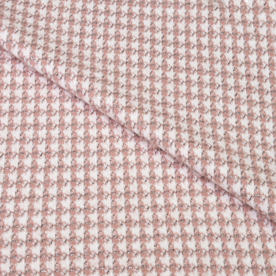 Трикотаж Кролик белый V-2/2 смуга пудра, Смуга, фото 1