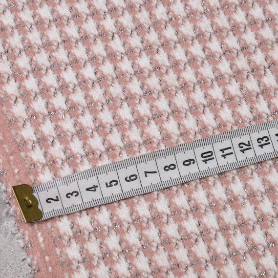 Трикотаж Кролик белый V-2/2 смуга пудра, Смуга, фото 3 Трикотаж Кролик белый V-2/2 смуга пудра, Смуга, фото 3