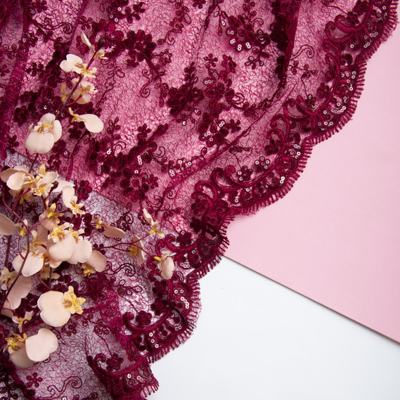 Galatian Guipure бургунд, фото 2