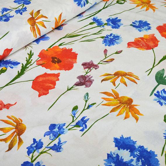 Бязь 2,2 4738-01 Алеся, Квітковий, фото 1 Бязь 2,2 4738-01 Алеся, Квітковий, фото 1