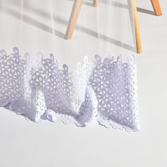 Тюль сітка Конюшина V-біла, фото 2 Тюль сітка Конюшина V-біла, фото 2