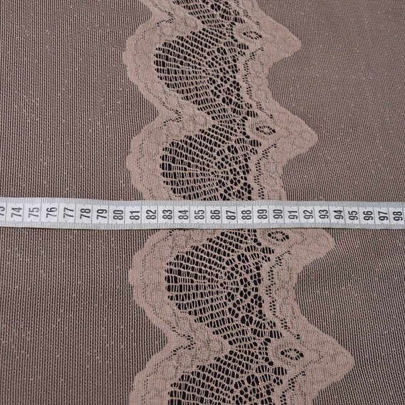 Тюль жаккард Шейліна V-12850 капучино, фото 4 Тюль жаккард Шейліна V-12850 капучино, фото 4