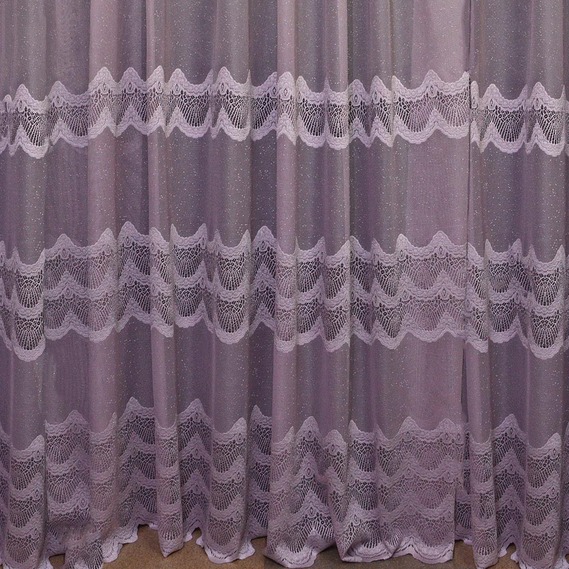 Тюль жаккард Шейліна V-61973 буряк, фото 1