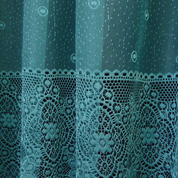 Тюль жаккард Шейли V-807 бірюза, фото 2 Тюль жаккард Шейли V-807 бірюза, фото 2