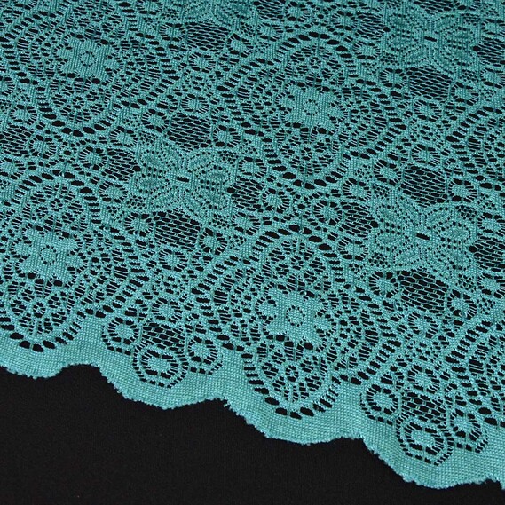 Тюль жаккард Шейли V-807 бірюза, фото 3 Тюль жаккард Шейли V-807 бірюза, фото 3