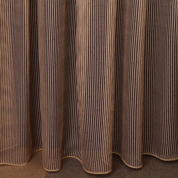 Тюль сетка однотонный Ocean V-102 карамель, фото 1 Тюль сетка однотонный Ocean V-102 карамель, фото 1