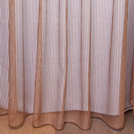 Тюль сітка однотонний OCEAN V-104 мол шоколад, фото 1 Тюль сітка однотонний OCEAN V-104 мол шоколад, фото 1