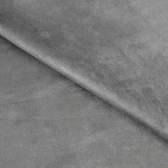 Трикотаж Замша Порту темно сірий, фото 1