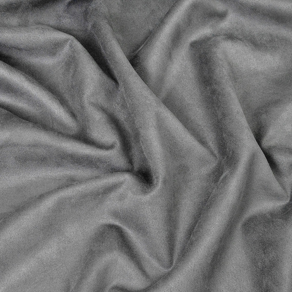 Трикотаж Замша Порту темно сірий, фото 2