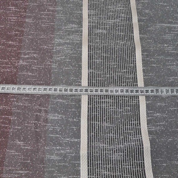 Тюль набивной рогожка Sol V-106 пудра, фото 3