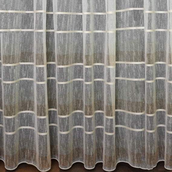 Тюль набивний рогожка Sol V-103 беж, фото 1 Тюль набивний рогожка Sol V-103 беж, фото 1