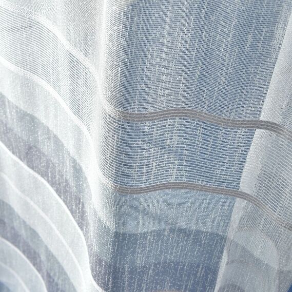 Тюль набивной рогожка Sol V-105 сіра, фото 3