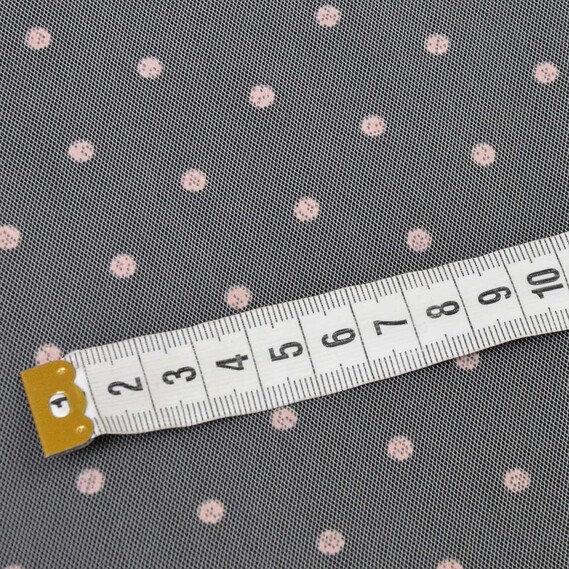 Фатин Горошок флок біло/рожевий, фото 2