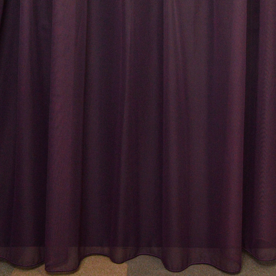 Тюль однотонный Kraft V-7571 баклажан, фото 1 Тюль однотонный Kraft V-7571 баклажан, фото 1