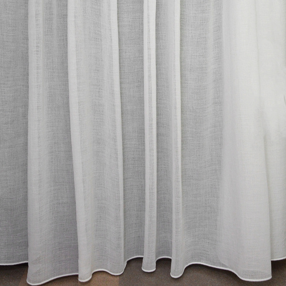 Тюль однотонный Кисея V-20064 молоко, фото 1 Тюль однотонный Кисея V-20064 молоко, фото 1