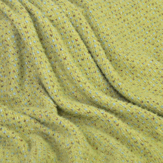 Knitted rabbit with metallic V-3 олива, фото 1