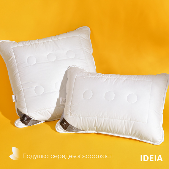 Подушка Air Dream Exclusive 50х70 см IDEIA два чохли з блискавкою, антиалергійна біла, фото 3 Подушка Air Dream Exclusive 50х70 см IDEIA два чохли з блискавкою, антиалергійна біла, фото 3