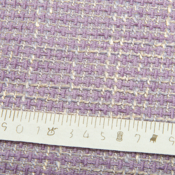 Тканина костюмна Chanel, 140 см, 347 гр/м2, для одягу, плаття, костюмів, спідниць V-2/8 бузок, фото 4