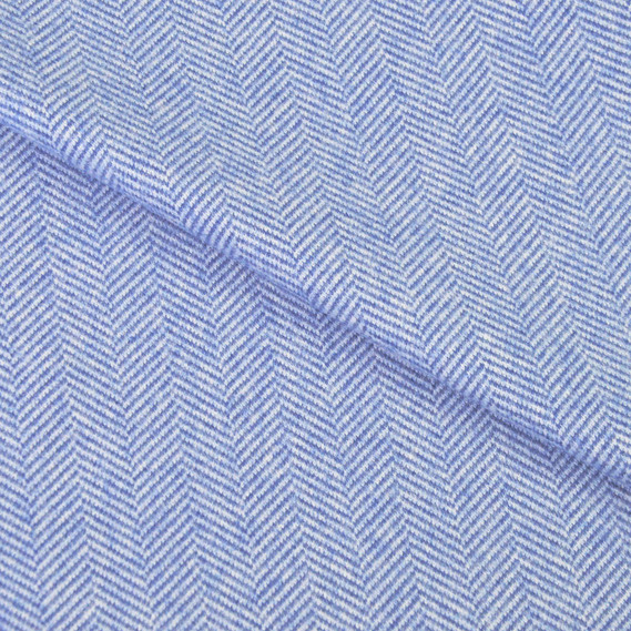Ткань трикотаж Твид пл.321 г/кв.м V-1/5 блакитний, фото 2