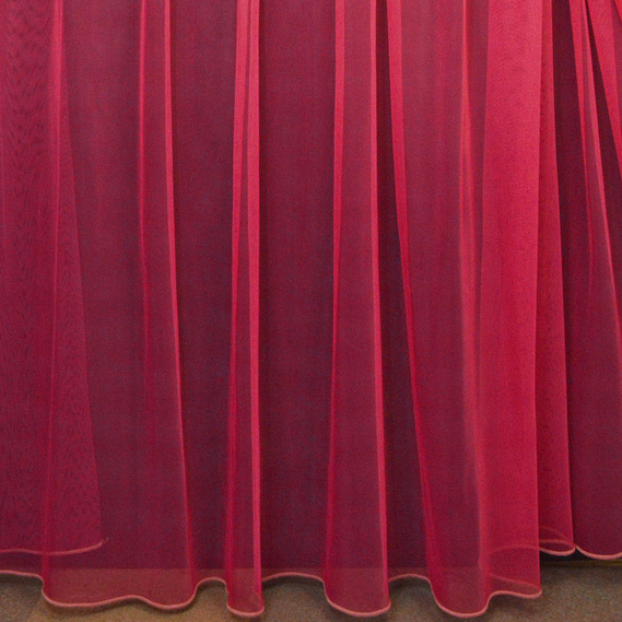 Тюль однотонний фатин V-846 малина, фото 1
