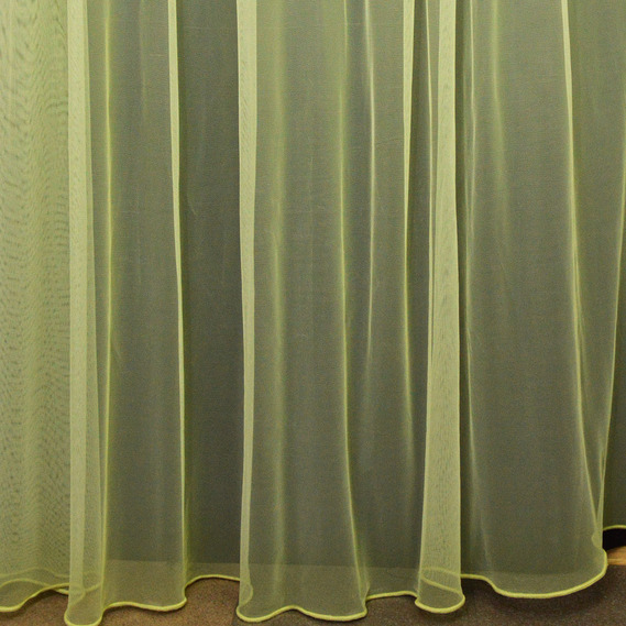 Тюль однотонний фатин V-849 салат, фото 1 Тюль однотонний фатин V-849 салат, фото 1