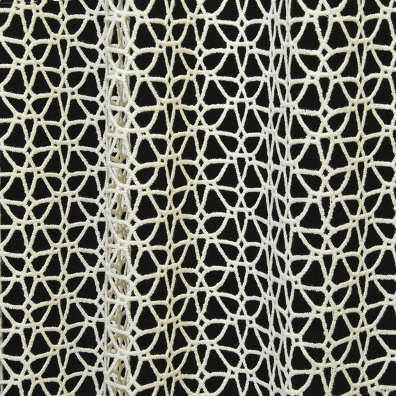 Тюль фатин с вышивкой Ралан V-А1 крем, фото 2 Тюль фатин с вышивкой Ралан V-А1 крем, фото 2