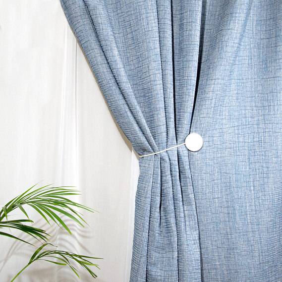 Тканина портьєрна жакардова Маріо V-22 денім, фото 1