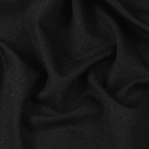 Трикотаж віскоза Грегор V-1 чорний, фото 2