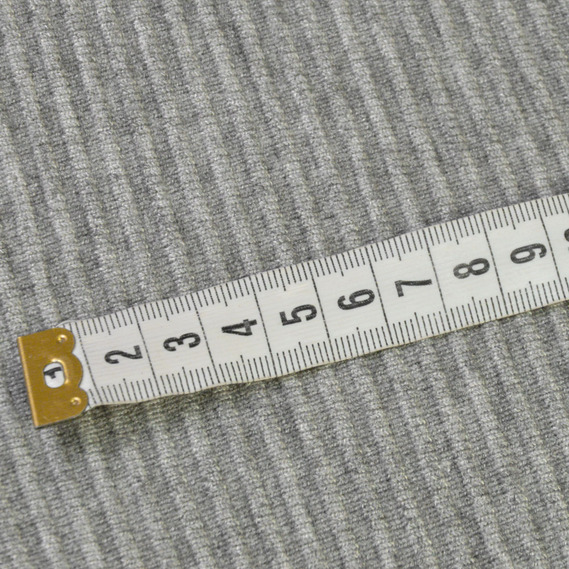 Трикотаж рубчик Жослін сірий, фото 3