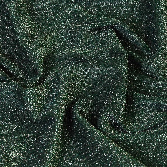 Трикотаж Міко металлік смарагд, фото 1