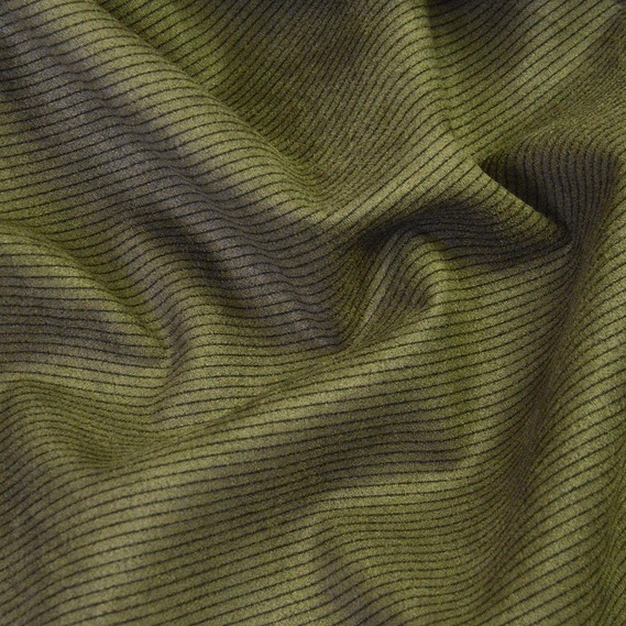 Трикотаж-замша Смужка хакі, Смуга, фото 2 Трикотаж-замша Смужка хакі, Смуга, фото 2