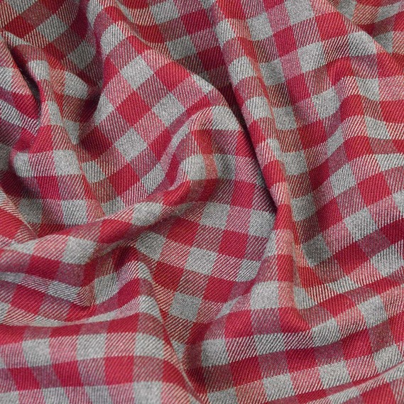 Костюмна Клітина бордо/сіра, У клітинку, фото 2 Костюмна Клітина бордо/сіра, У клітинку, фото 2