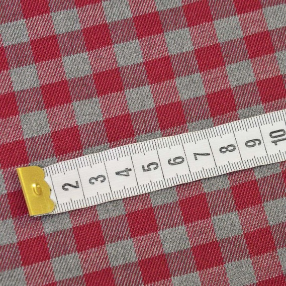 Костюмна Клітина бордо/сіра, У клітинку, фото 3 Костюмна Клітина бордо/сіра, У клітинку, фото 3