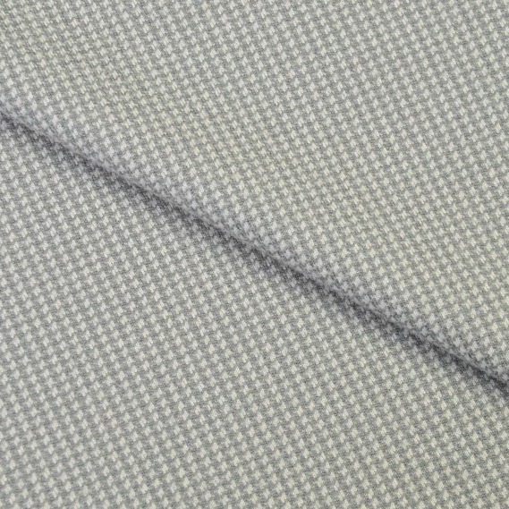 Трикотаж Звездочки мелкие св/сірий, фото 1