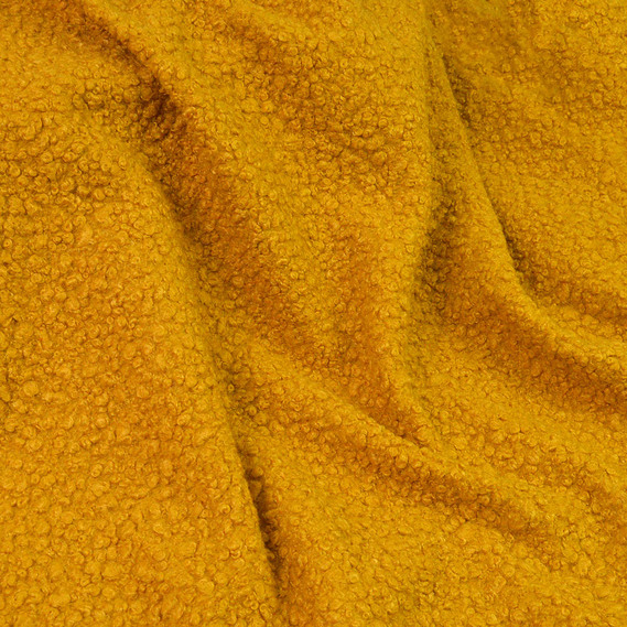 Пальтова Буклє Мередіт гірчиця, фото 1 Пальтова Буклє Мередіт гірчиця, фото 1