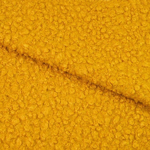 Пальтова Буклє Мередіт гірчиця, фото 2 Пальтова Буклє Мередіт гірчиця, фото 2