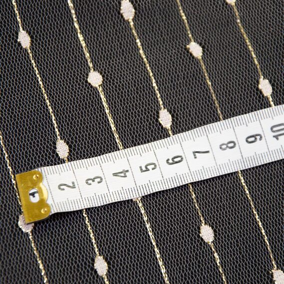 Тканина сітка Візерунок  ланцюжок абрикос, фото 2